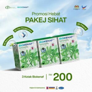 PAKEJ SIHAT (3 KOTAK BIOKENAF + 1 POSTBIOTIC)