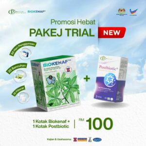 Pakej Cuba (1BIOKENAF + 1 POSTBIOTIC )
